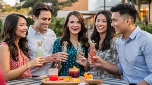 Hosting a party with Trader Joe's mocktails