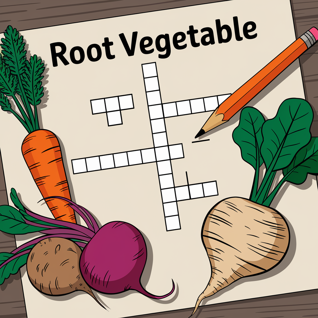 root vegetable crossword clue